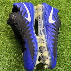 Nike Alpha Menace Elite 2 Cleats Size 16 Black Blue White Football Shoes